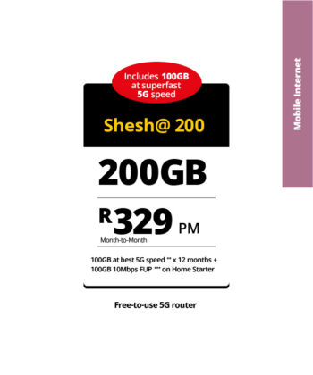 MTN Capped 5G Shesh@ 200